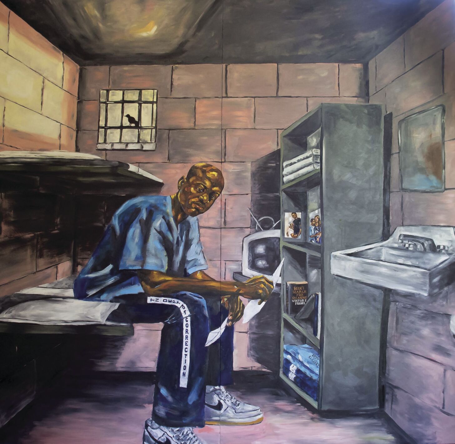 Booker-This Black Bird -2021-96x96_-Oil on Panel.jpg